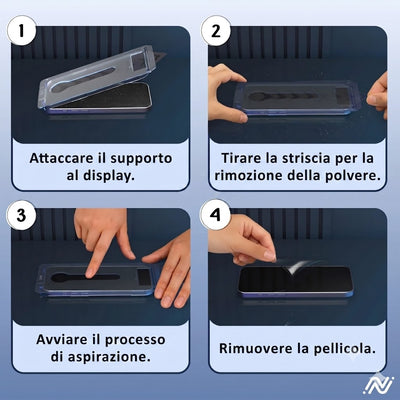 Arctiqo™ Pellicola Protettiva Schermo 3-in-1